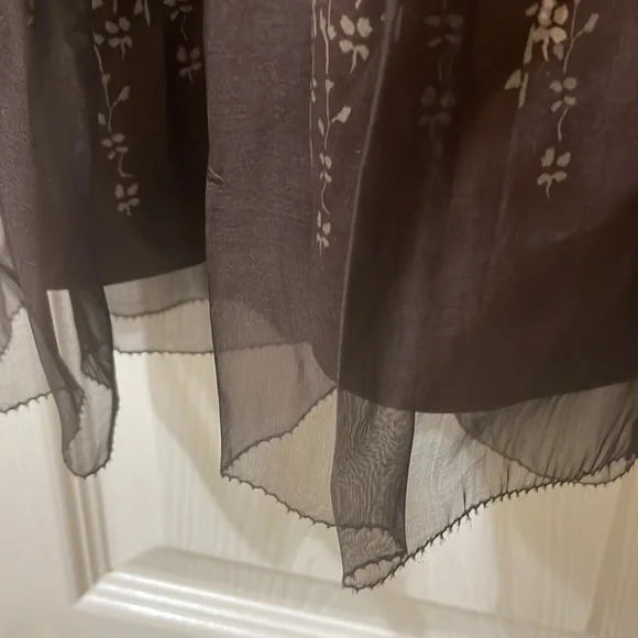 Elie Tahari Raven silk skirt size 4 - Picture 5 of 9